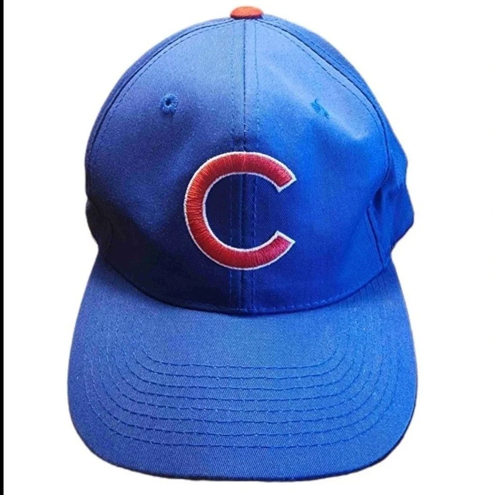 Chicago Cubs Baseball Cap Blue Red C Logo Adjustable Snapback Outdoor Kids S/M